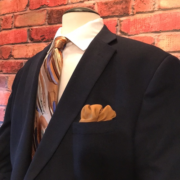 Hart Schaffner Marx blue Blazer - Picture 3 of 17